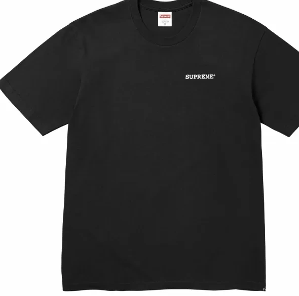 and Logo Tee Letter Patchwork L Printed S White Color Back M Black 24SS T-shirt XL 0813